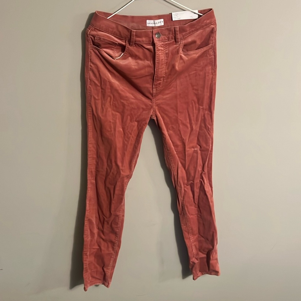 Loft Mauve Skinny High Rise Regular Fit Jeans